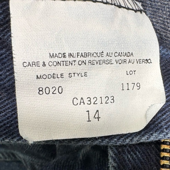 Blue Dot Boys Dark Denim Straight Leg Jeans | Size 14 - Picture 5 of 10